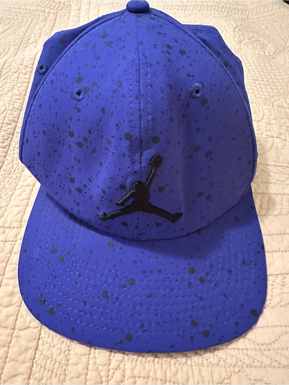 Jordan Royal Blue Cap with Black Jumpman Logo